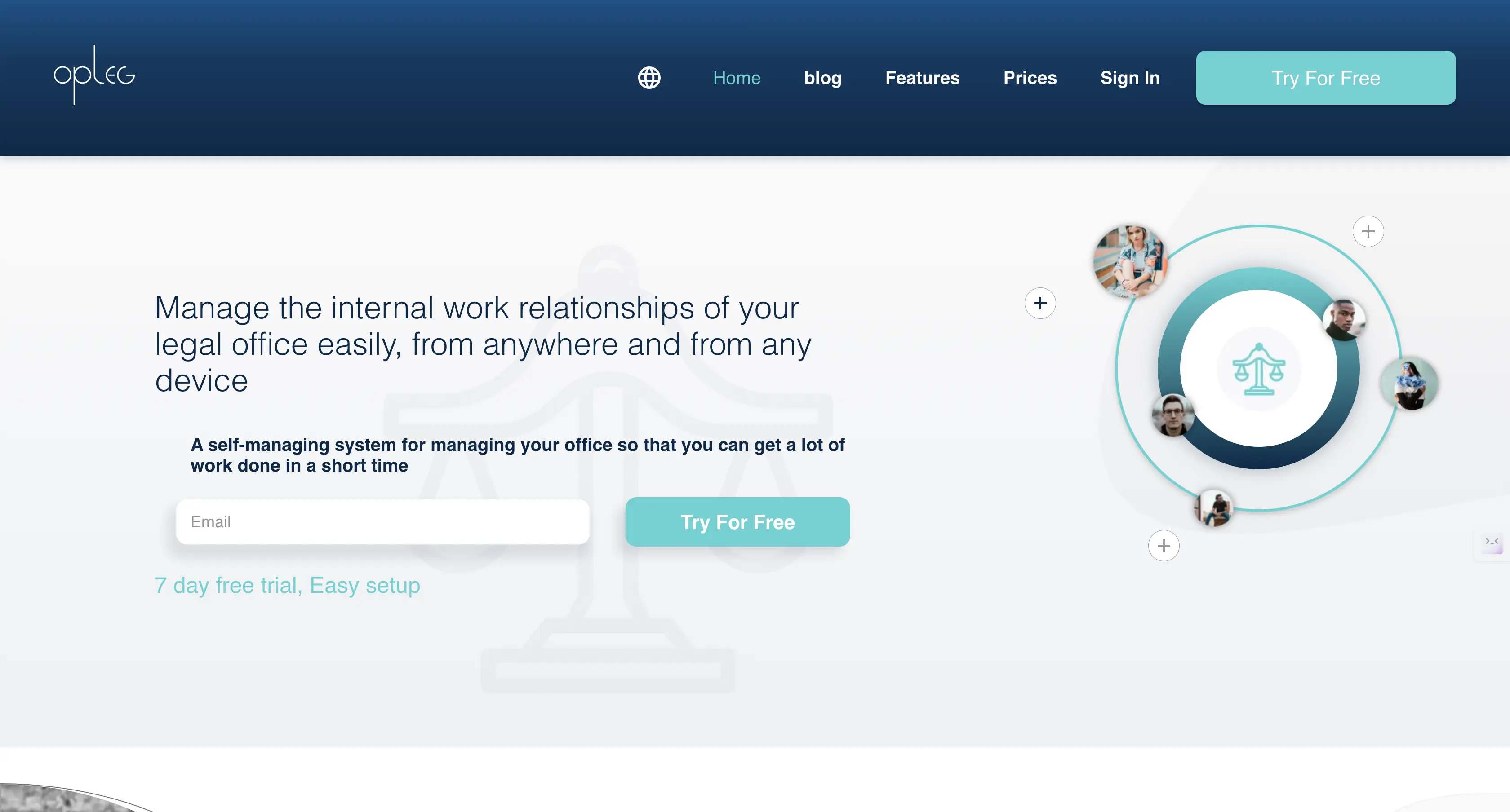 this project is a landing page for a web application